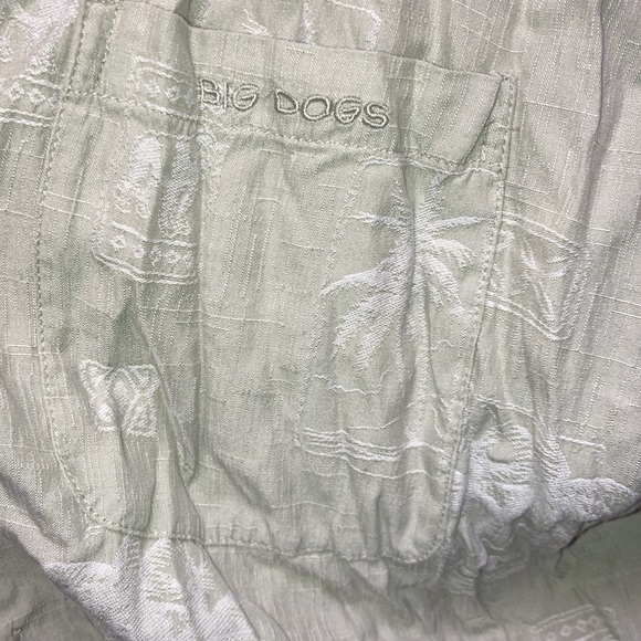 Big Dogs resort wear xl 70% silk front pocket - Picture 4 of 5